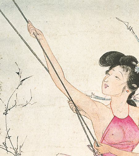 云城-胡也佛的仕女画和最知名的金瓶梅秘戏图